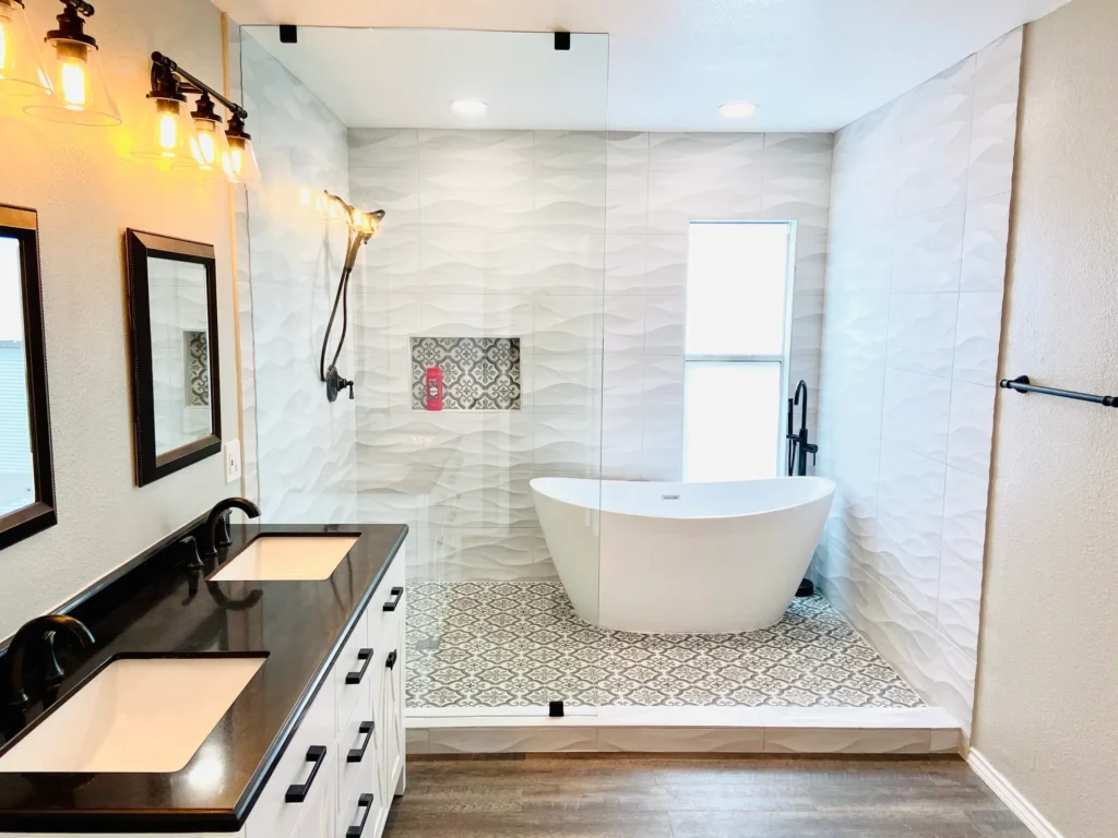 Bathroom renovation tub shower San Antonio, TX 78023 - GTex General Contracting