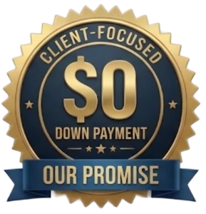 GTex client-focused promise: $0 down payment.